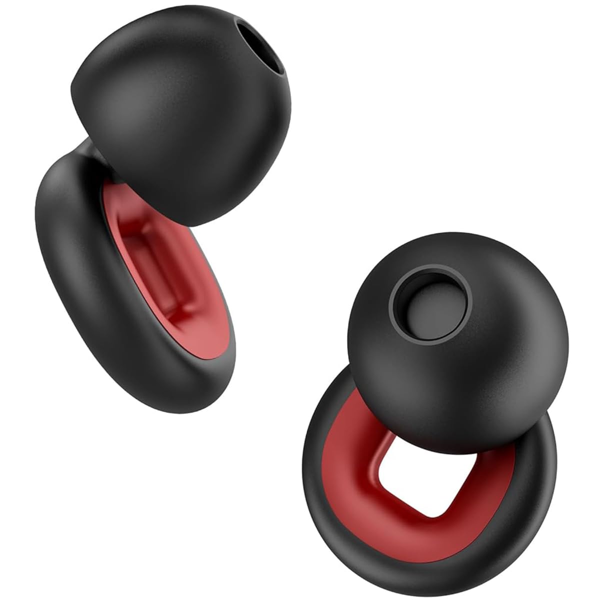 HANNEA Ear Plugs for Sleeping Noise Cancelling, Soft Silicone Hearing Protection Ear Plugs, Reusable Hearing Protection in Flexible Silicone for Sleep, Noise Sensitivity HANNEA Ear Plugs for Sleeping Noise Cancelling, Soft Silicone Hearing Protection Ear Plugs, Reusable Hearing Protection in Flexible Silicone for Sleep, Noise Sensitivity